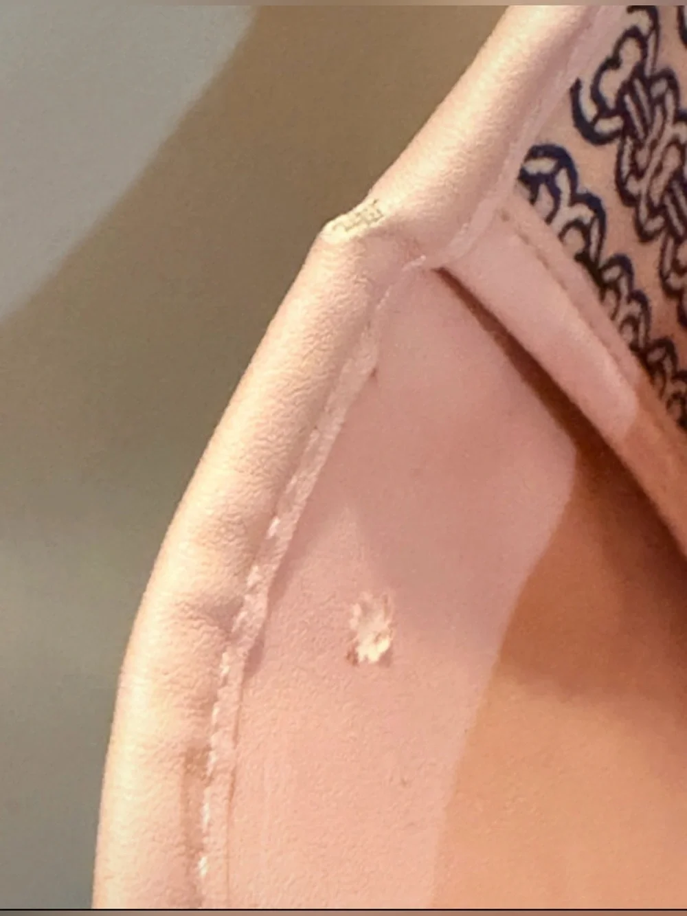 Tory Burch Gemini Link Tote Pink Navy White + Dust Bag